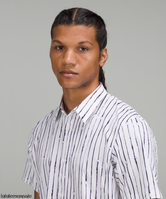 Lululemon Verkauf DELULU615 | Airing Easy Kurzarmshirt Night Sea